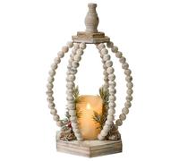 Beliani Christmas Decoration Led Pajarvi 40 Cm Light Brown