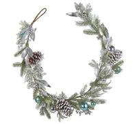 Beliani Christmas Garland Lleida 150 Cm Silver