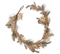 Beliani Christmas Garland Murcja 150 Cm Gold