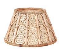Beliani Christmas Tree Collar Avent 50 Cm Rattan Natural