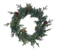 Beliani Christmas Wreath Kamerun 60 Cm Green