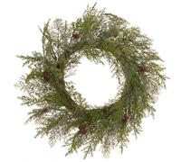 Beliani Christmas Wreath Panrun Green 70 Cm
