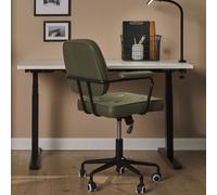 Beliani Clamp-On Desk Led Lamp Black Aluminium 68Cm Reach Dimmable Sensor.