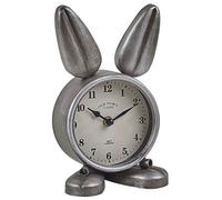 Beliani Clock Thusis Metal Silver