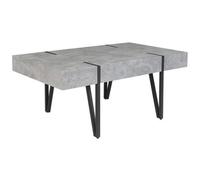 Beliani Coffee Table ADENA Grey Concrete Effect, Grey