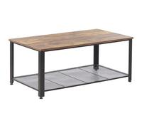 Beliani Coffee Table ASTON Brown/ Black