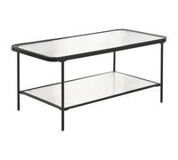 Beliani Coffee Table Blair Tempered Glass Black