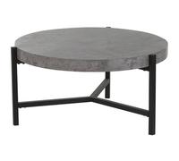 Beliani Coffee Table BONITA Grey Concrete Effect, Grey