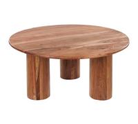 Beliani Coffee Table Colina Acacia Wood Brown