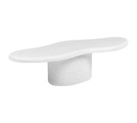Beliani Coffee Table Conza 57 Cm 120 Cm Terrazzo Effect White
