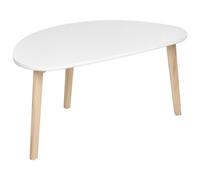 Beliani Coffee Table Fly White