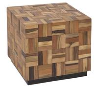 Beliani Coffee Table Gameti Teak Wood Brown