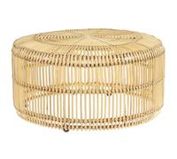 Beliani Coffee Table LIMNI Rattan Light Brown