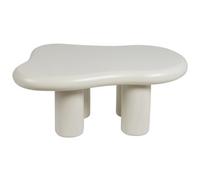 Beliani Coffee Table ONDLE Off-White, White