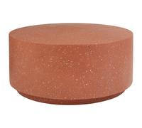 Coffee Table TREZZO 90 cm 90 cm Terrazzo Effect Red Terrazzo