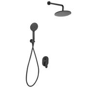 Beliani Concealed Shower Set With Rainshower Tinguiririca Black