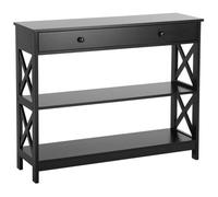Beliani 1 Drawer Sideboard Black Montgomery
