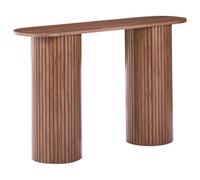 Beliani Console Table Yalata Dark Brown