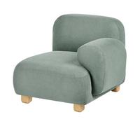 Beliani Corner Seat Amli Left Hand Light Green Fabric