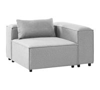 Corner Seat BRANDE Grey Symmetrical