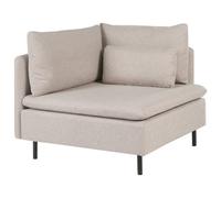 Beliani Corner Seat Egeris Fabric Beige