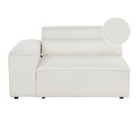 Corner Seat HELLNAR Right Hand Off-White Boucle