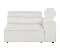 Beliani Corner Seat Hellnar Left Hand Off-White Boucle