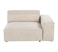 Beliani Corner Seat Hellnar Velvet Light Beige Left Hand