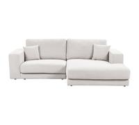 Beliani Corner Sofa 3 Seater Lofoten Fabric Off-White Left Hand