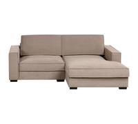 Corner Sofa KOLDING Fabric Taupe Left Hand