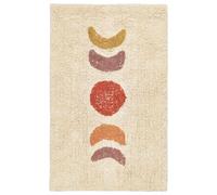 Beliani Cotton Bath Mat 50 X 80 Cm Beige Esme