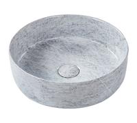 Countertop Basin GUDAR 370 mm Ceramic Grey Concrete Effect