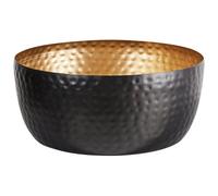 Beliani Decorative Bowl Banha Metal Black