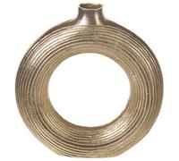 Beliani Decorative Vase Comal Metal 40 Cm Gold