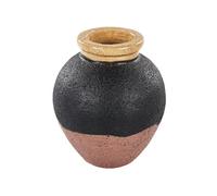 Decorative Vase DAULIS Ceramic 31 cm Black