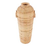 Beliani Decorative Vase ELATIA Rattan 50 cm Natural, Brown