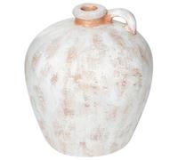 Beliani Decorative Vase Ipoh Ceramic 30 Cm Off-White