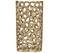 Beliani Decorative Vase Sanchi Metal 33 Cm Gold