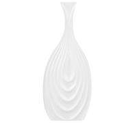 Beliani Decorative Vase Thapsus Ceramic 39 Cm White