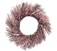 Beliani Decorative Wreath Galletas 50 Cm Pink