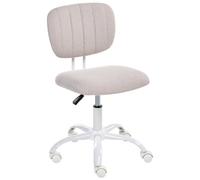 Desk Chair BUBBLY Fabric Light Beige