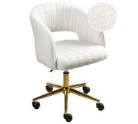 Desk Chair KATONAH Boucle Off-White
