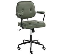 Beliani Desk Chair Pawnee Ii Fabric Green