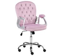 Desk Chair PRINCESS Velvet Light Violet