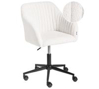 Desk Chair VENICE Boucle Off-White