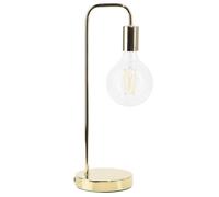 Beliani Desk Lamp Savena Metal Gold