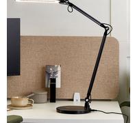 Beliani Desk Led Lamp Black Aluminium With Dual Dimming Touch Switch - Minimalist Desk Light For Home And Office