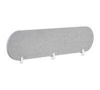 Desk Screen SPARKY 180 x 40 cm Light Grey
