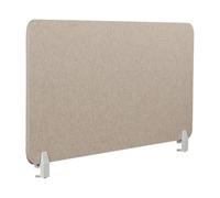 Beliani Desk Screen Split Beige