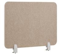 Beliani Desk Screen Split Beige